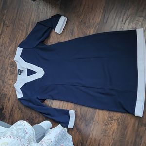 Spense Navy Shift Dress sz 6